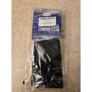Thorlos Unisex Size Small (6-8 Men) (7-9 Women) Black Compression Sock